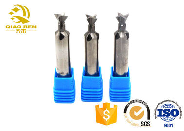 Tapered Dovetail End Mill Cutter TiSiN Coated HRC55° R0.75 6mm Shank Hard Carbide